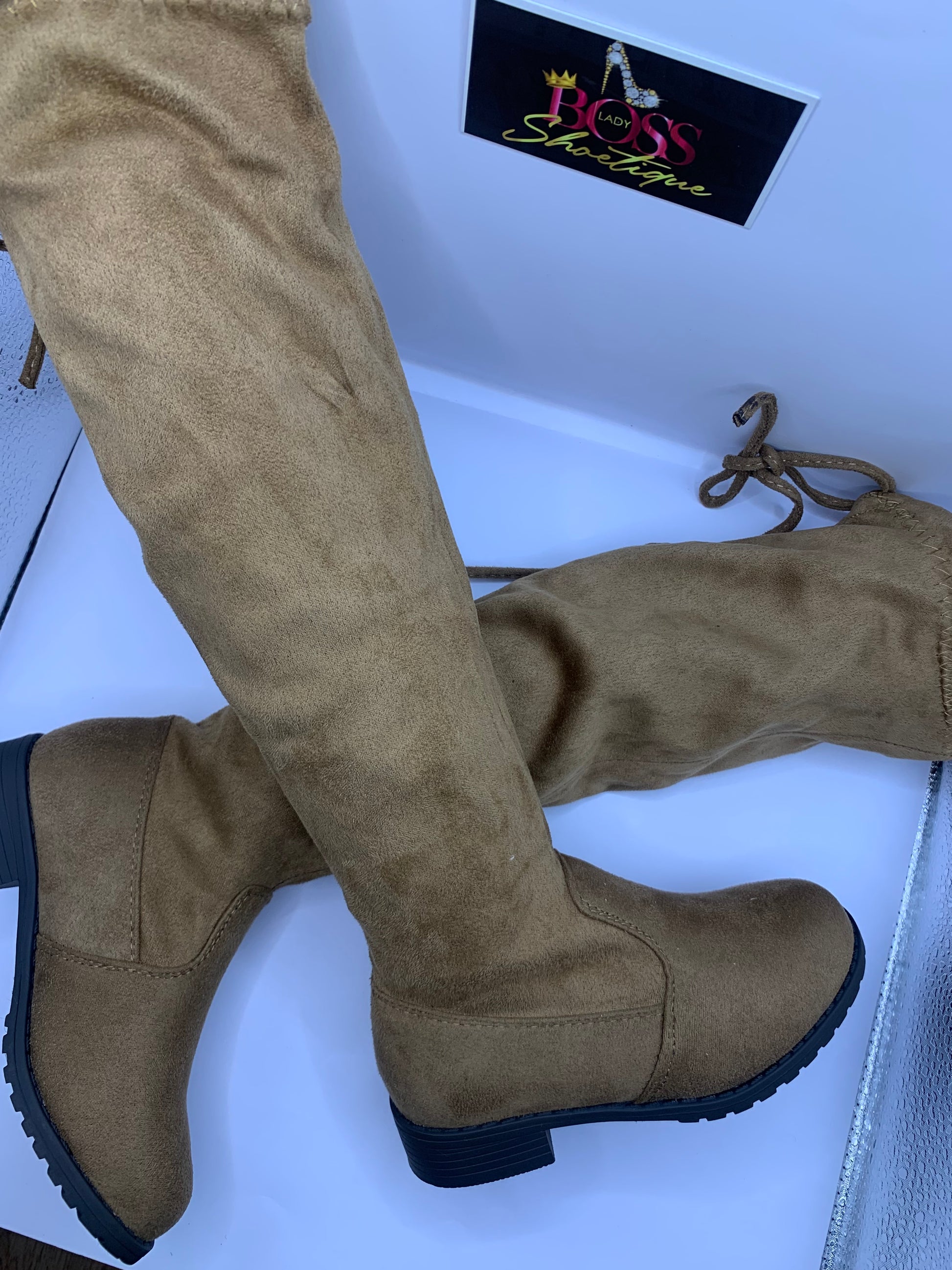 Jalen Tan Boots- Kids - Boss Lady Shoetique 