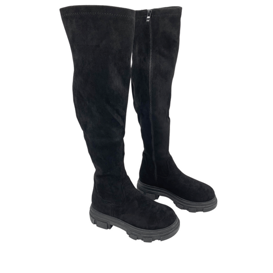 Parry Black Boots - Boss Lady Shoetique 